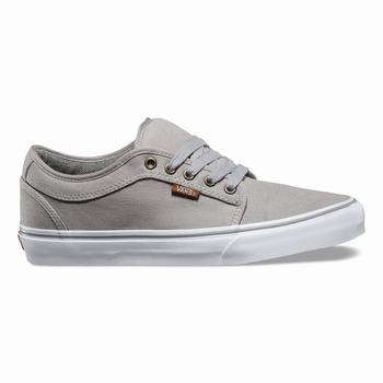 Vans Chukka Low - Miesten Tennarit - Harmaat/Valkoinen